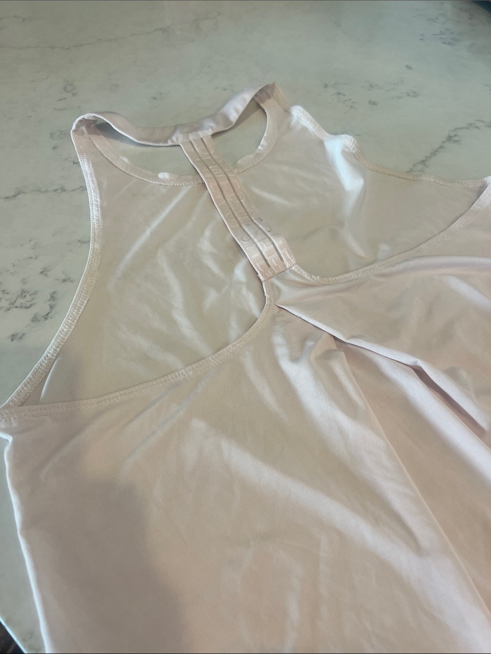Athleta Light Pink Racerback Tank Top